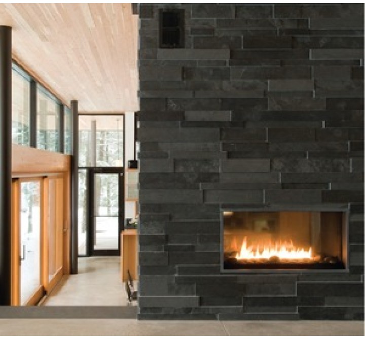 Spark Modern Fires - Fire Ribbon Direct Vent Vu Thru - 3FT and 4FT  WIth Mandatory Safety Screen 