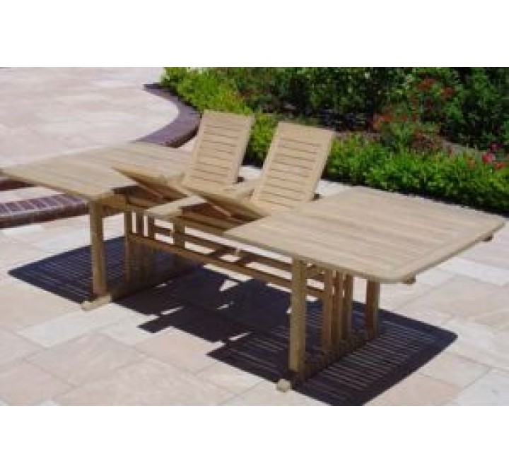 Lanza Teakwood Double Extended Table