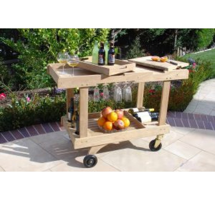 Lanza Teakwood Serving Cart