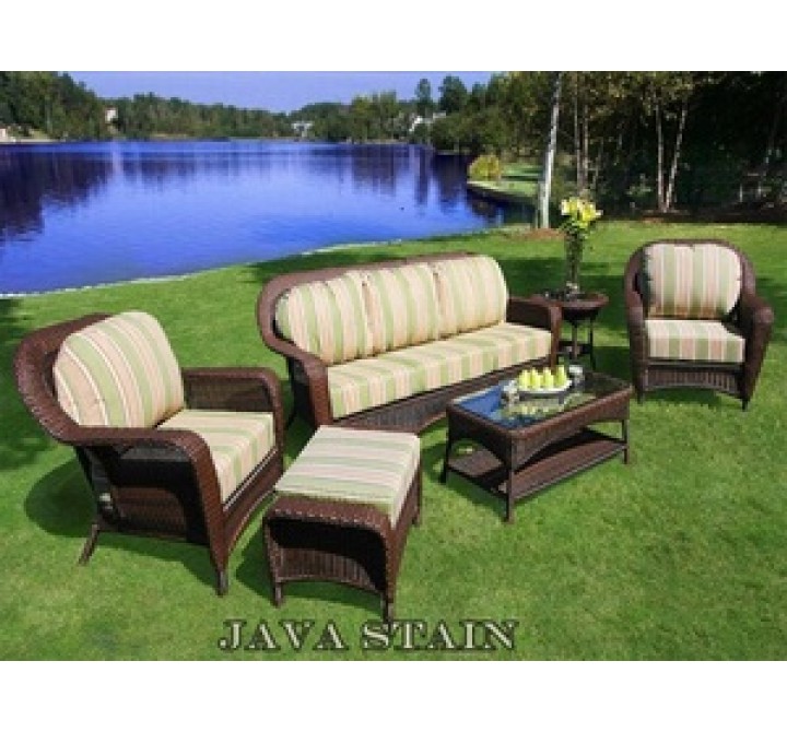Tortuga Sea Pines 6-Piece Deep Seating Set with Loveseat Tortosie - On Sale - While Supplies Last!