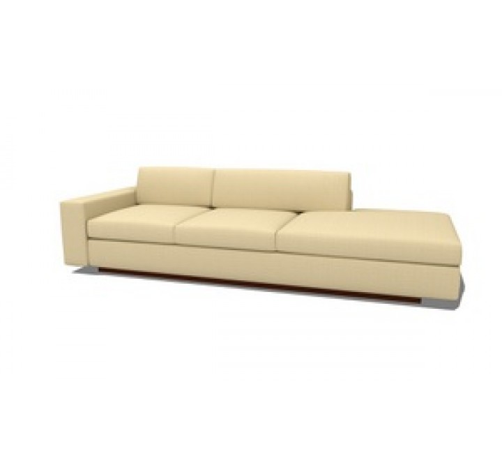 TrueModern Jackson 104" One Arm with Bumper