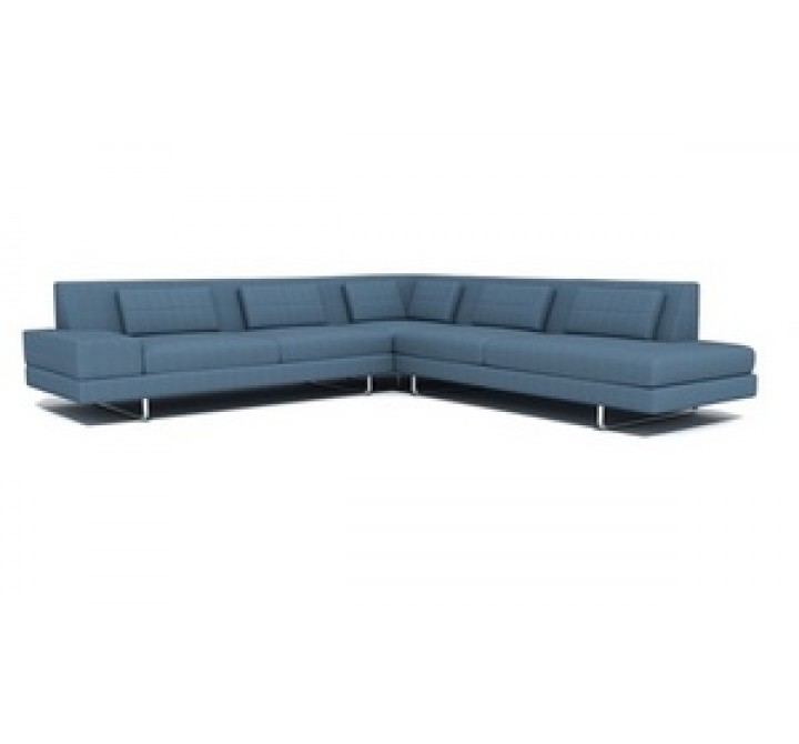 TrueModern Hamlin Corner Sectional with Bumper