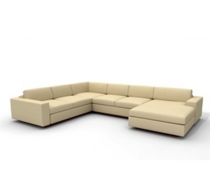 TrueModern Jackson FME Corner Sectional with Chaise