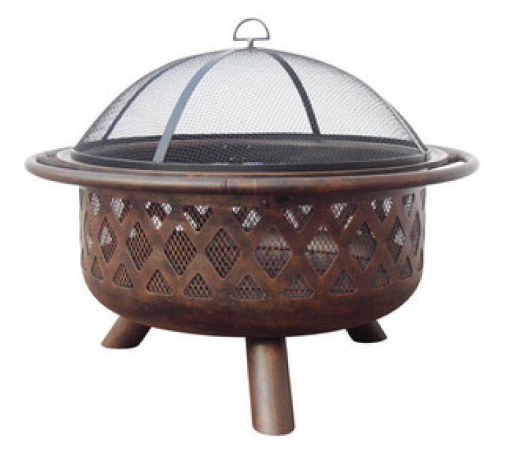 Fireside America Firebowl Criss-Cross Design