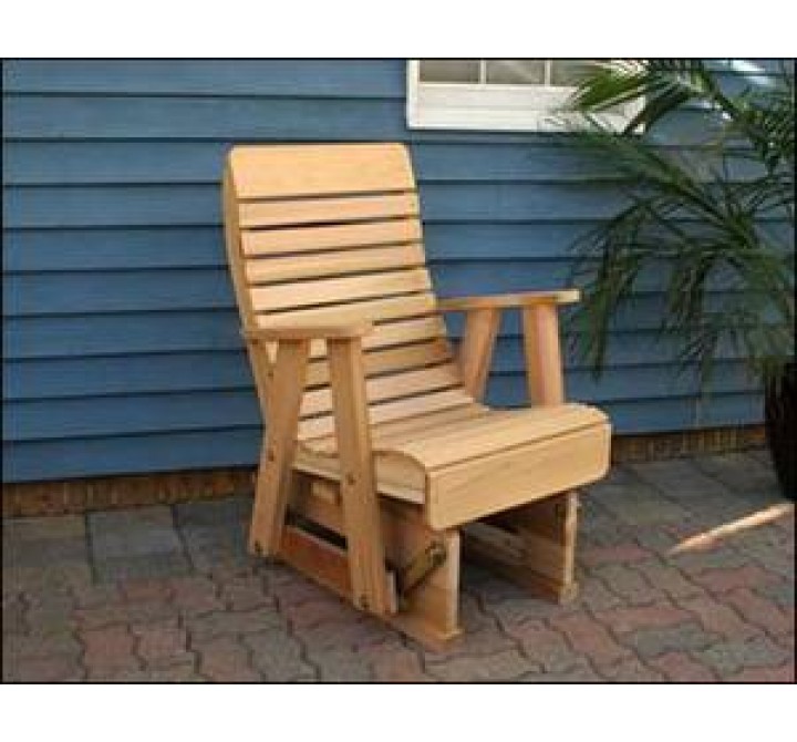 Creekvine Designs 2-Ft Cedar Twin Ponds Rocking Glider