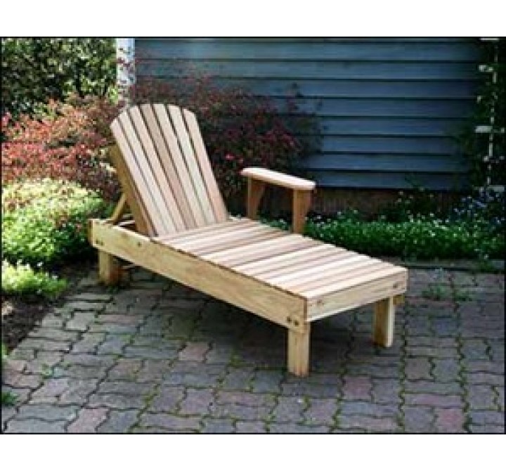 Creekvine Designs Cedar American Forest Chaise Lounge