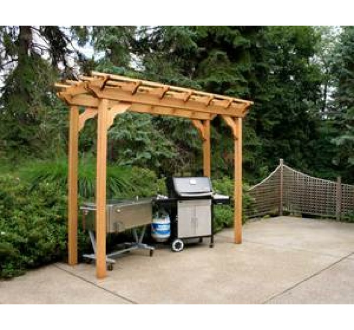 Creekvine Designs 3 x 10 Cedar New Dawn Pergola
