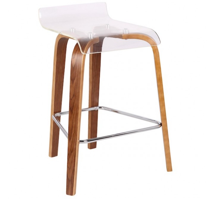 Lumisource Clarity Counter Stool - Perspective