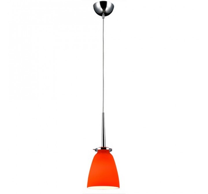 Bromi Belmont Orange Glass Mini Pendant