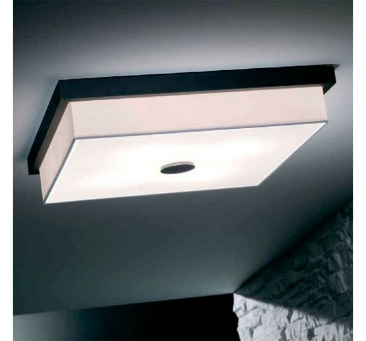 Bromi Raphael Square White Flush Mount
