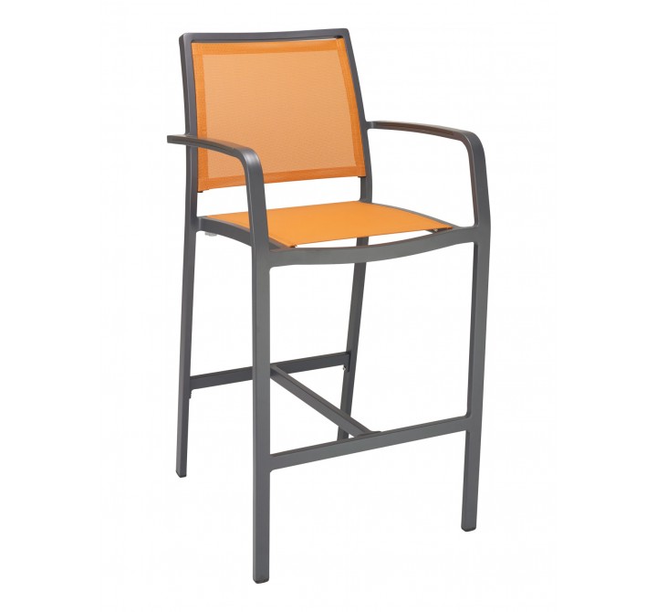 Aluminum Barstool - BAL-5724A - Anthracite Citrus