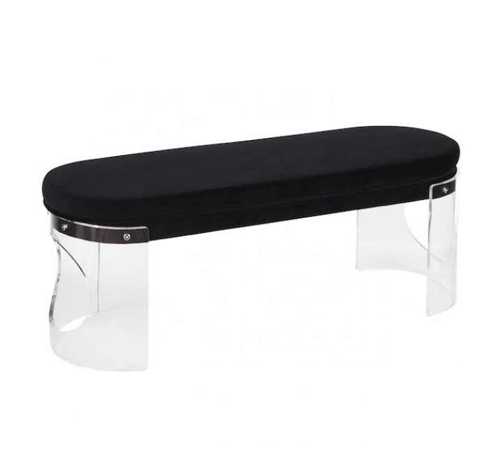 LumiSource Clarity Bench - BLACK - Perspective