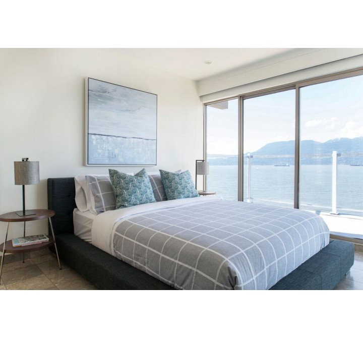 Fresca King Bed Charcoal Grey Fabric