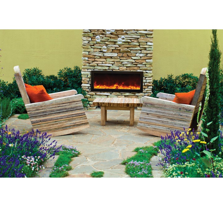 Amantii 40" Deep Outdoor Electric Fireplace