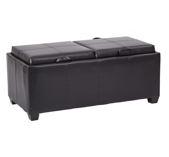 Bedford Storage Ottoman - Espresso