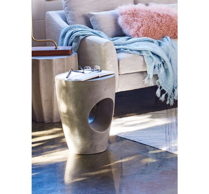 Aylard Fibrestone Stool - Lifestye