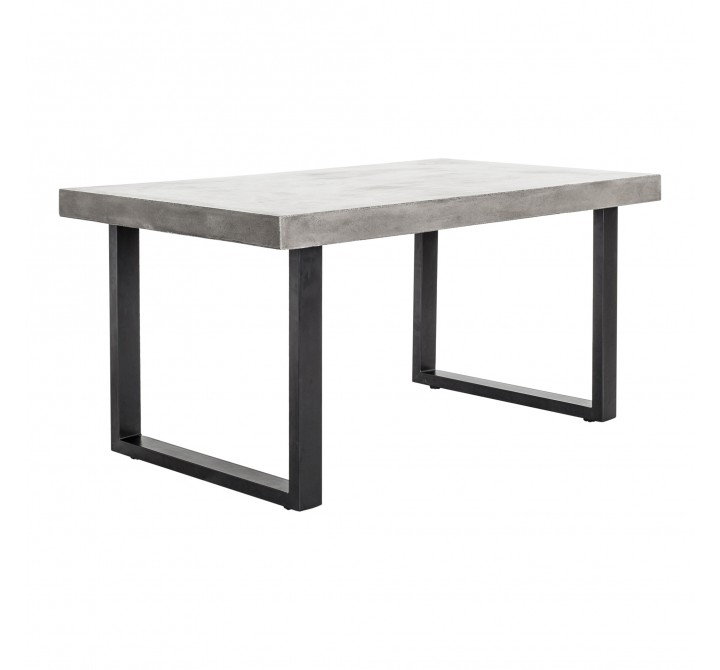 Moe's Home Collection Jedrik Outdoor Dining Table Small - Side Angled View