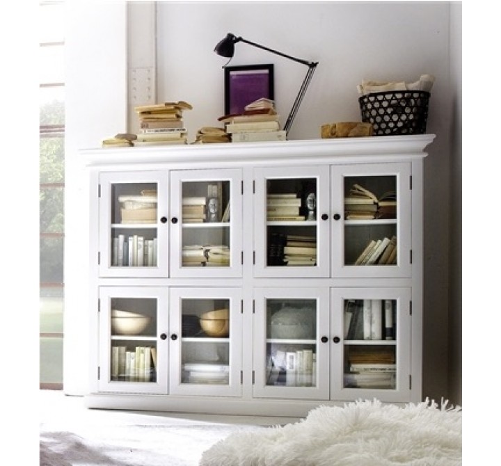 Nova Solo Halifax Pantry with Eight Doors - Lifestyle