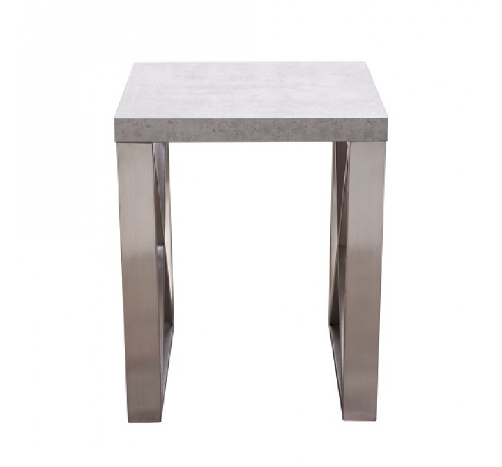 Diamond Sofa Carrera End Table in 3D Marble Finish