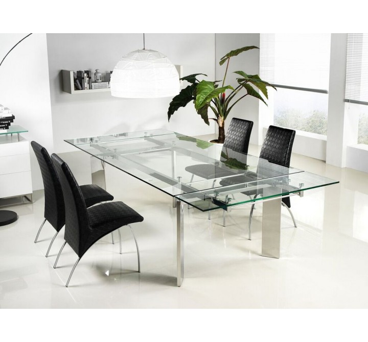 EUPHORIA Extendable Dining Table - Angled View