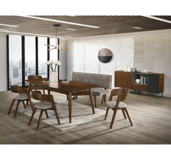 Casabianca CALICO Bench In Walnut Veneer - Lifestyle