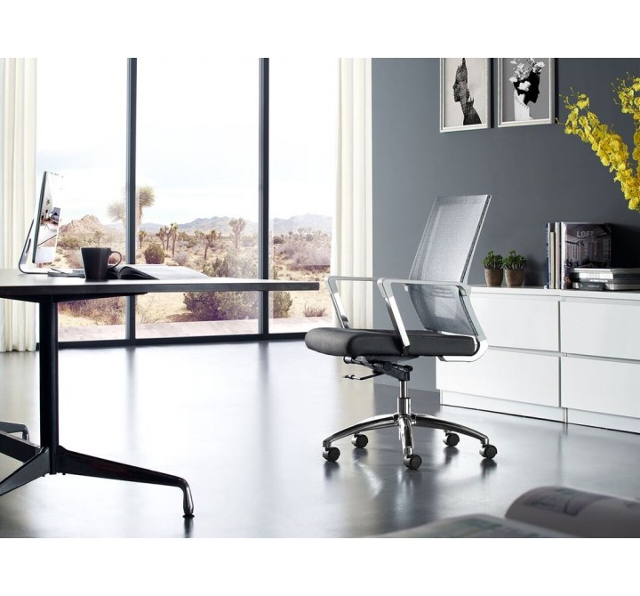 JET Arm Light Gray Office Chair