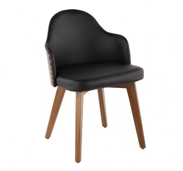 LumiSource Ahoy Chair - BLACK - Perspective