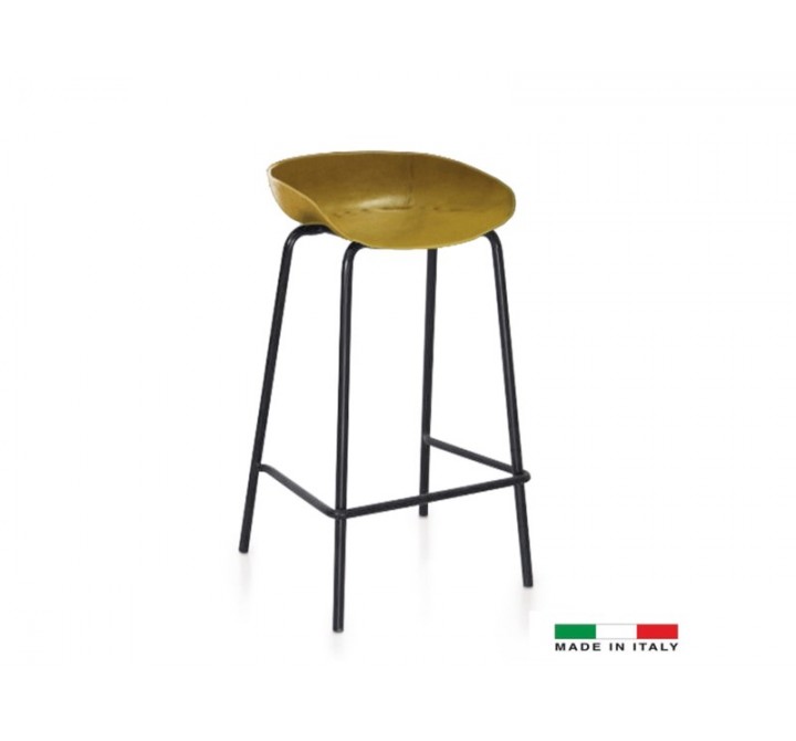 Bellini Modern Living Cherry Barstool - Set of 2 - Yellow