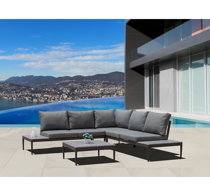 Whiteline Modern Living Shade Indoor / Outdoor Set