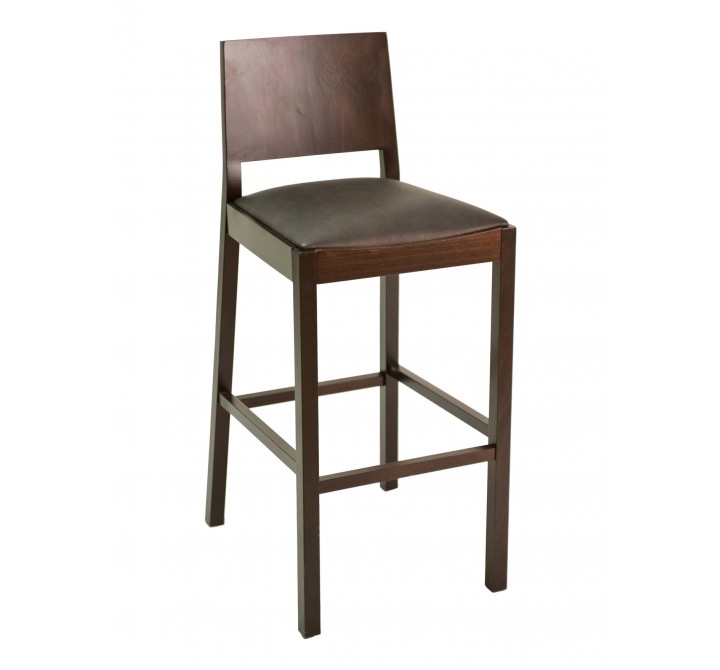 European 40.5" Beech Wood Barstool