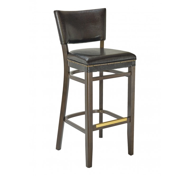 European 42" Beech Wood Barstool - CON-16B