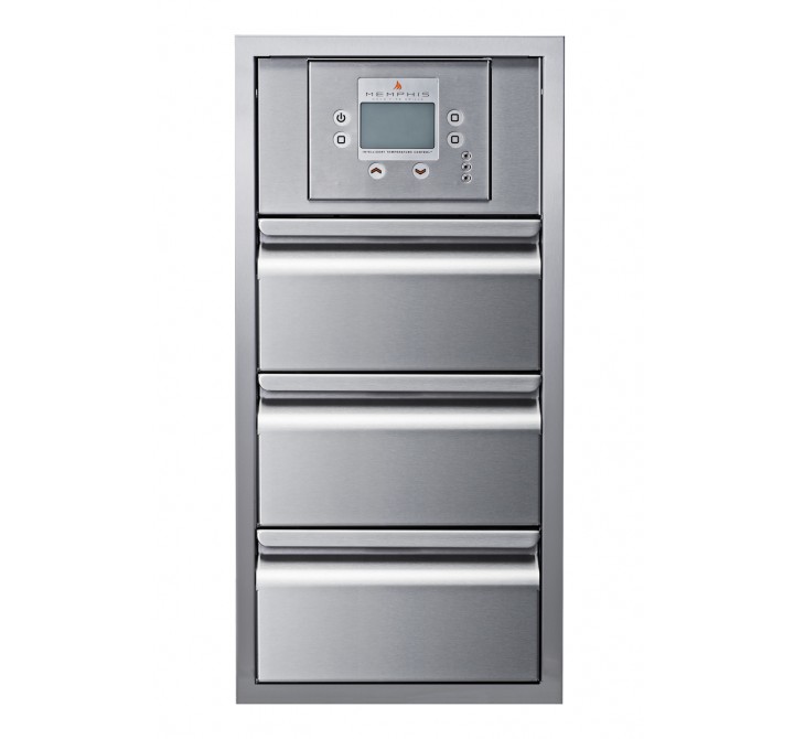 Memphis Grills Controller Drawer - Three Stack - Front