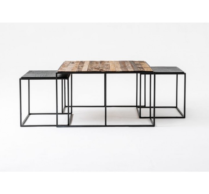 Nova Solo Rustika Nesting Coffee Table Set 