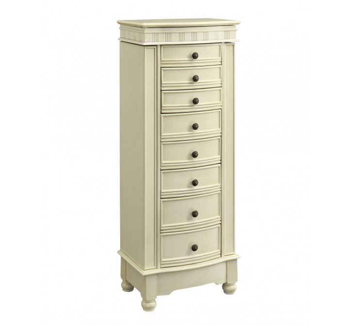 Powell Murphy Cream Jewelry Armoire