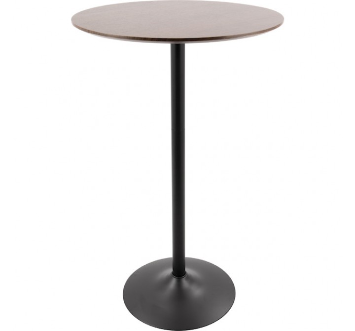 LumiSource Pebble Table - Black + Espresso