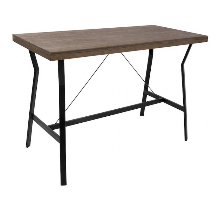 LumiSource Wishbone Counter Table - Perspective