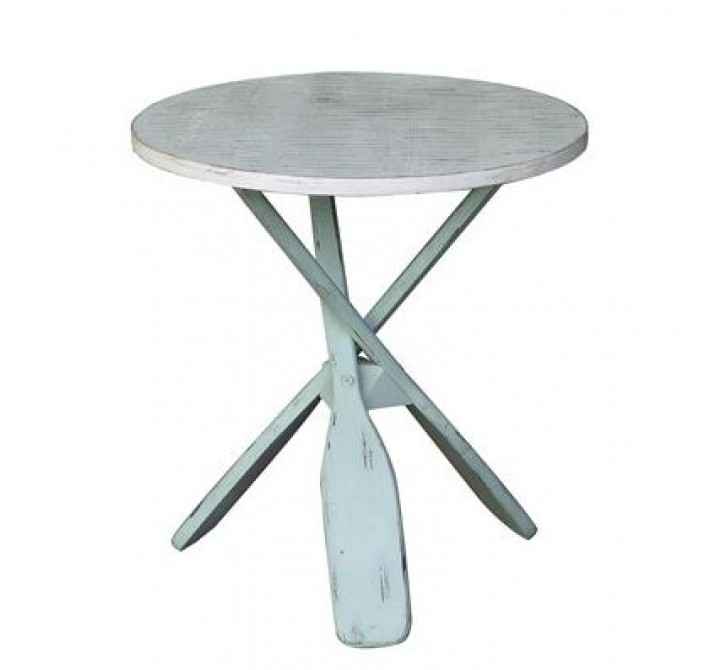 Chesapeake Two Tone Paddles Accent Table