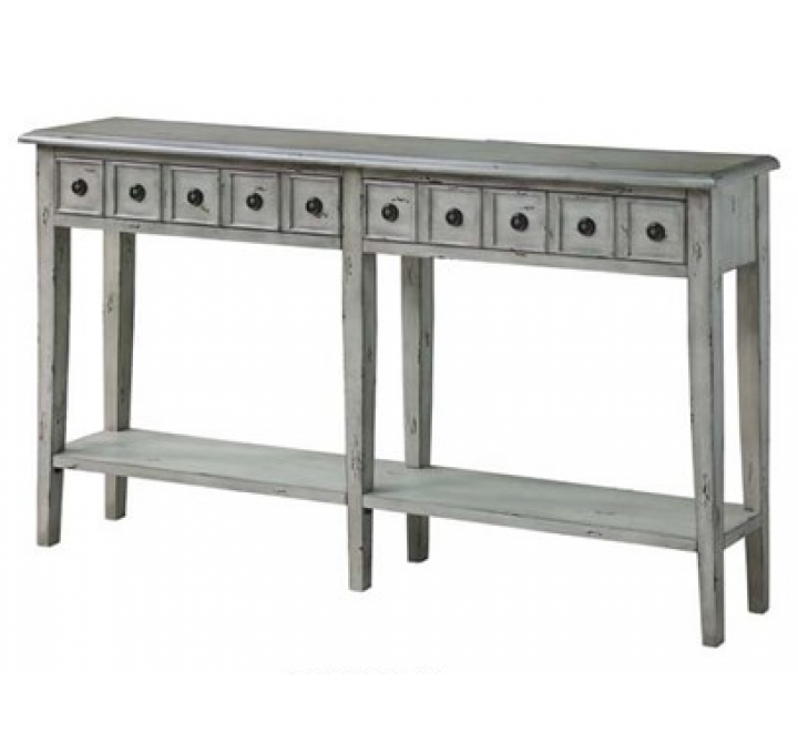 Newcastle 2 Drawer Antique White Console