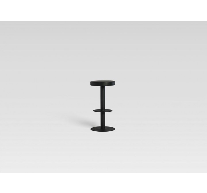 Crab Bar Stool Black with Black Powder Coated Stee