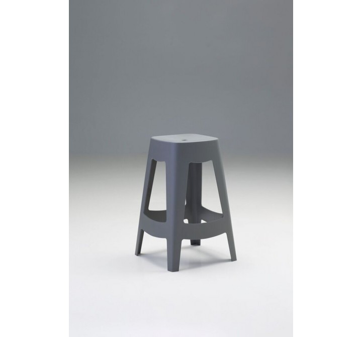 Opus Counter Stool Grey Polypropylene Set of 4