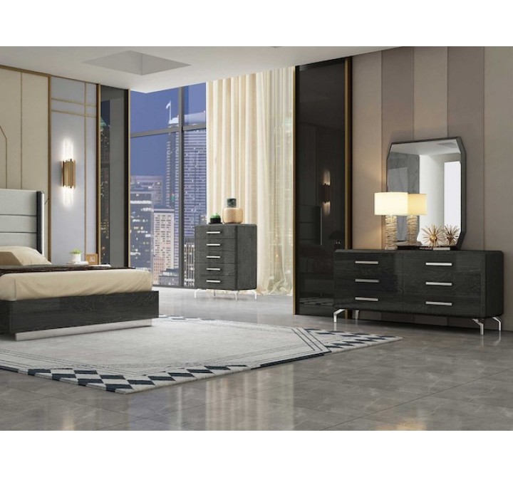 Whiteline Modern Living Los Angeles Double Dresser