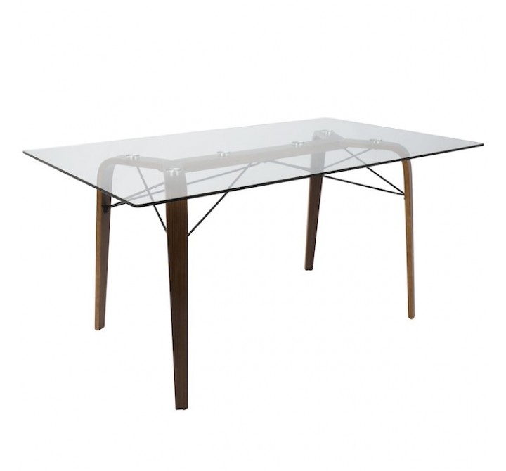 LumiSource Trilogy Dining Table - Perspective