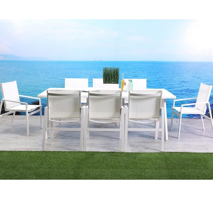 Whiteline Modern Living Rio Indoor / Outdoor Dining Table