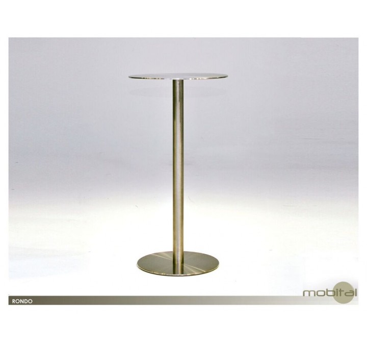 Maldives Bar Table White with Grey Epoxy Cement Base