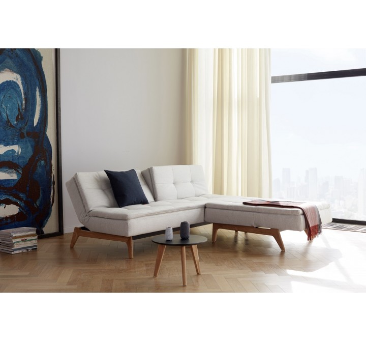 Splitback Dublexo Sofa in Dark Wood