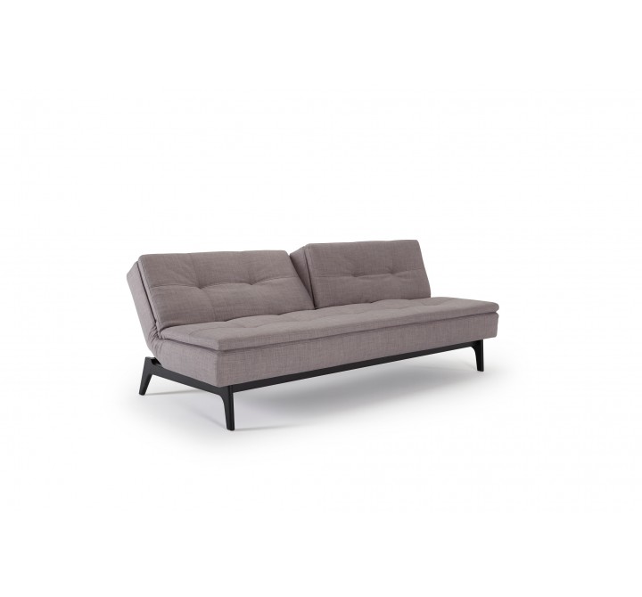 Splitback Dublexo Elk Sofa in Black Lacquer - 