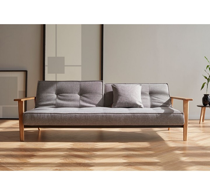 Splitback Dublexo Frej Sofa in Oak Lacquer - Lifestyle
