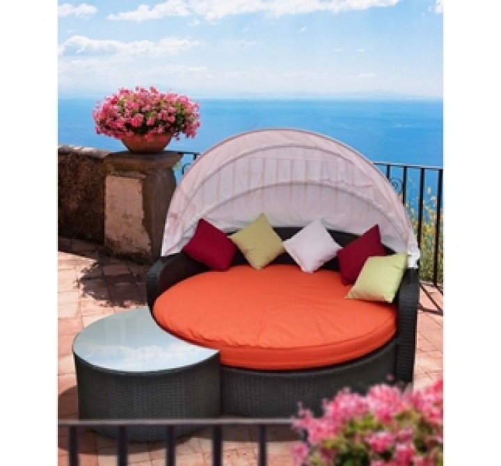 Modway Perectiona Canopy Daybed in Espresso Red - On SALE!