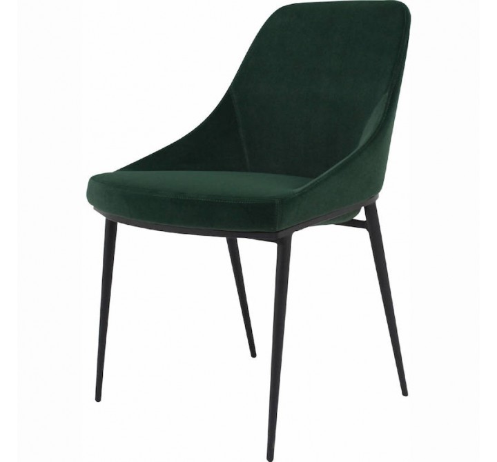 Moe's Home Collection Sedona Dining Chair - Set of 2 - Green Velvet