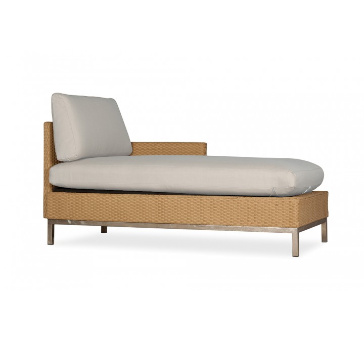 Elements Left Arm Chaise With Loom Back - Angled
